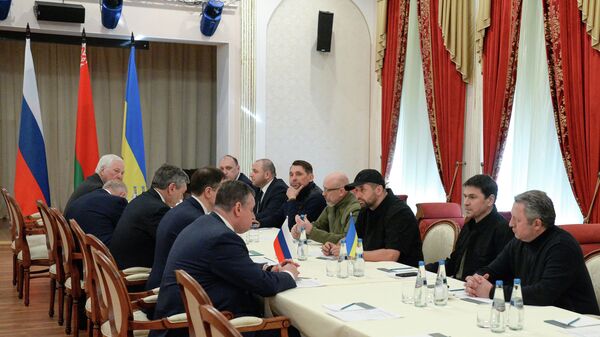 Переговоры России и Украины в Гомельской области - Sputnik Кыргызстан