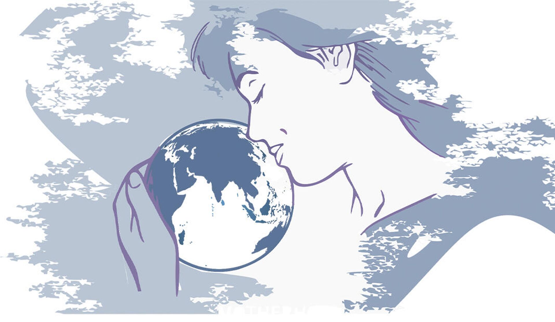 Логотип общенационального конкурса Женщина, меняющая мир - Sputnik Кыргызстан, 1920, 07.03.2022