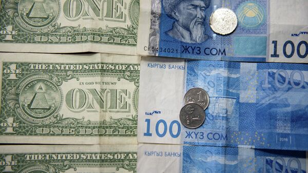 Доллар жана сом курсу. Иллюстративдик сүрөт - Sputnik Кыргызстан
