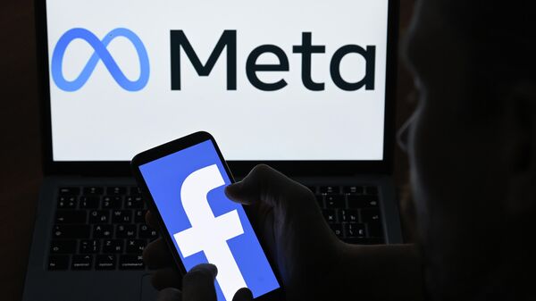 Логотипы компании Facebook и Meta. Иллюстративное фото - Sputnik Кыргызстан