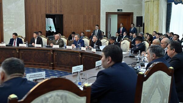 Встреча президента КР с представителями отечественного бизнеса - Sputnik Кыргызстан