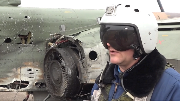 Летчик чудом посадил штурмовик Су-25 после попадания украинской ракеты. Видео - Sputnik Кыргызстан