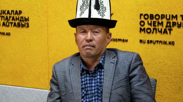 Жумгал районунун жайыт пайдалануучулар бирикмесинин төрагасы Кылычбек Чокоев - Sputnik Кыргызстан