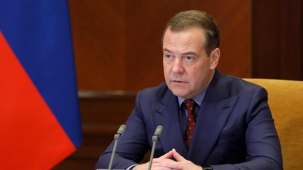 Заместитель председателя Совета безопасности России Дмитрий Медведев. Архивное фото - Sputnik Кыргызстан