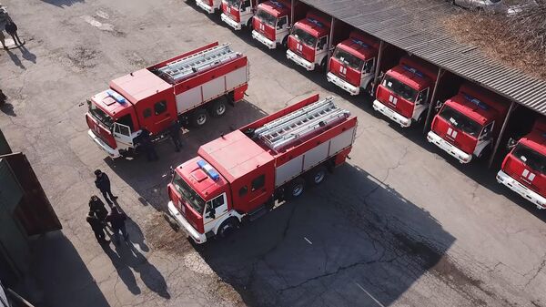 Поступление 58 единиц пожарных машин в КР - Sputnik Кыргызстан