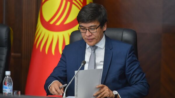 Министрлер кабинетинин төрагасынын орун басары Эдил Байсалов. Архив - Sputnik Кыргызстан
