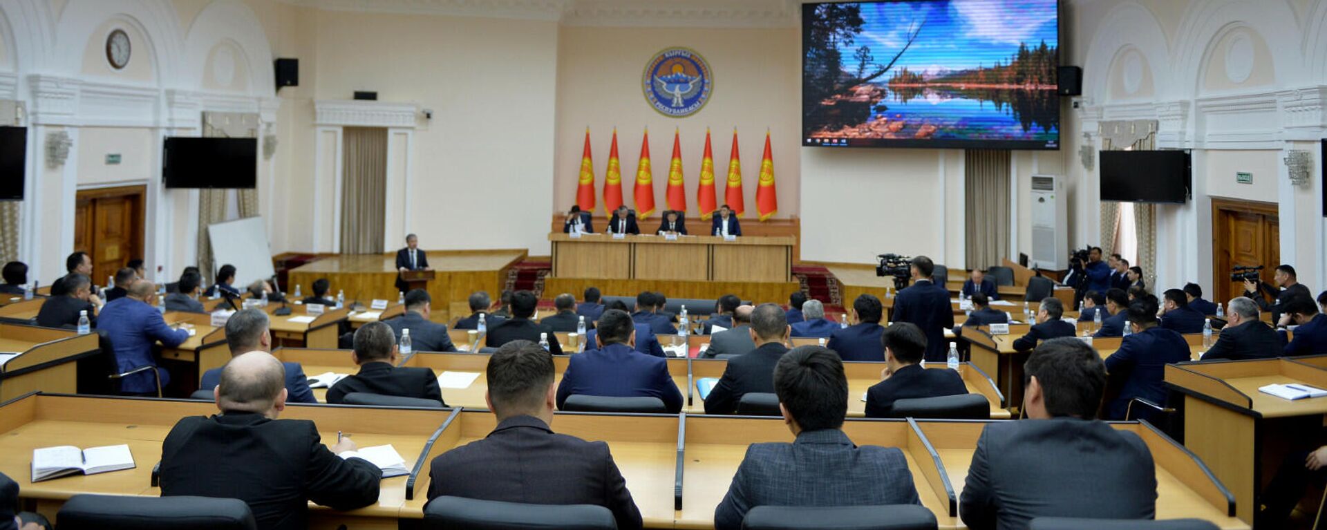 Заседание кабинета министров Кыргызской Республики - Sputnik Кыргызстан, 1920, 24.03.2022
