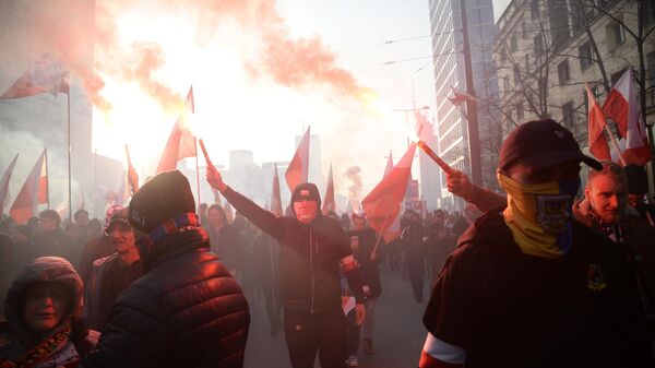 Марш националистов в Варшаве. Архивное фото - Sputnik Кыргызстан