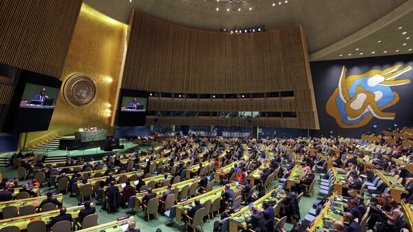 Специальная сессия Генеральной Ассамблеи ООН в Нью-Йорке - Sputnik Кыргызстан
