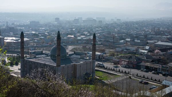 Ош шаарынын фонунда мечит. Архив - Sputnik Кыргызстан