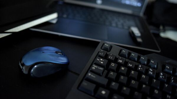 Мышка и клавиатура на столе. Архивное фото - Sputnik Кыргызстан