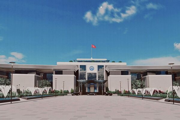 Отмечается, что строительство нового административного комплекса позволит оптимизировать работу центрального аппарата управления, расходы на содержание, обеспечит условия для более эффективного управления и ускорит взаимодействие организаций - Sputnik Кыргызстан