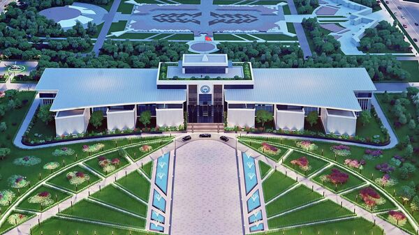 Эскиз нового здания администрации президента в Бишкеке - Sputnik Кыргызстан