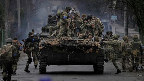 Украинские военнослужащие. Архивное фото - Sputnik Кыргызстан