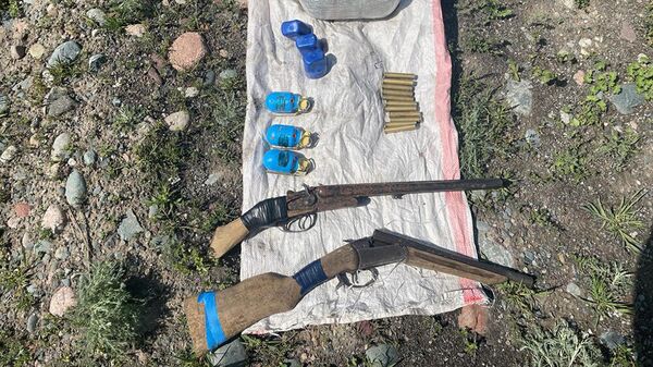 В Бишкеке нашли схрон с оружием, гранатами и наркотиками - Sputnik Кыргызстан