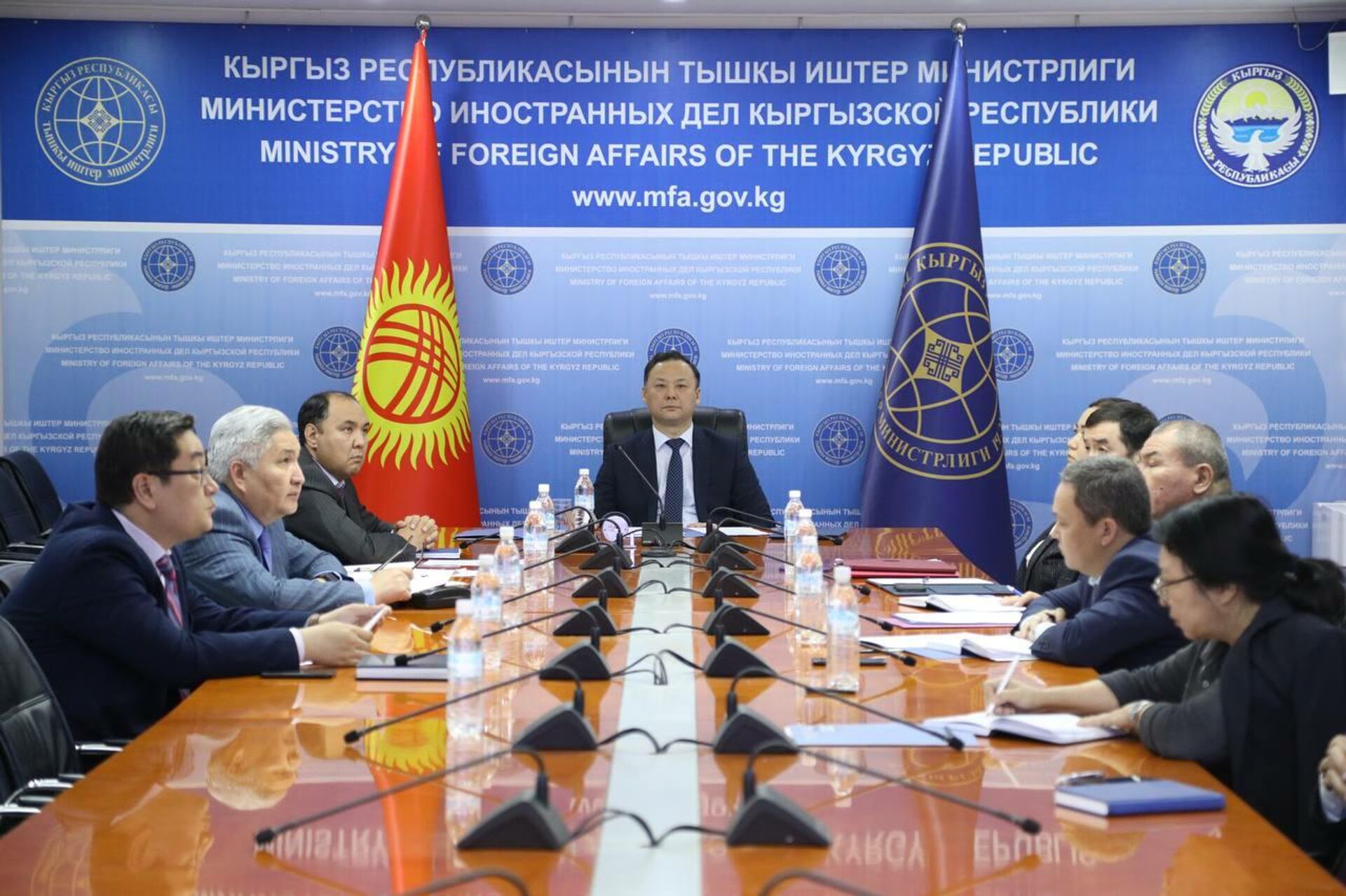 Министерская встреча в формате Центральная Азия + Россия - Sputnik Кыргызстан, 1920, 22.04.2022