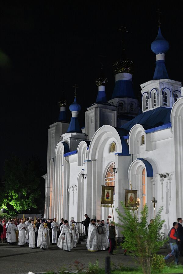 Пасха, или Воскресение Христово, — самый большой и светлый христианский праздник, который отмечается в день воскресения Иисуса Христа на третий день после распятия на кресте - Sputnik Кыргызстан