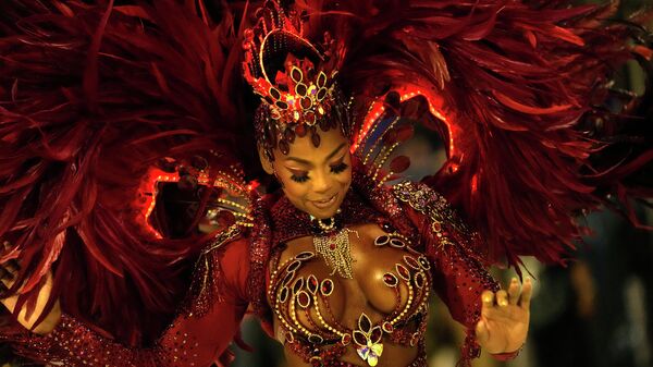 Празднование карнавала на самбадроме в Рио-де-Жанейро - Sputnik Кыргызстан