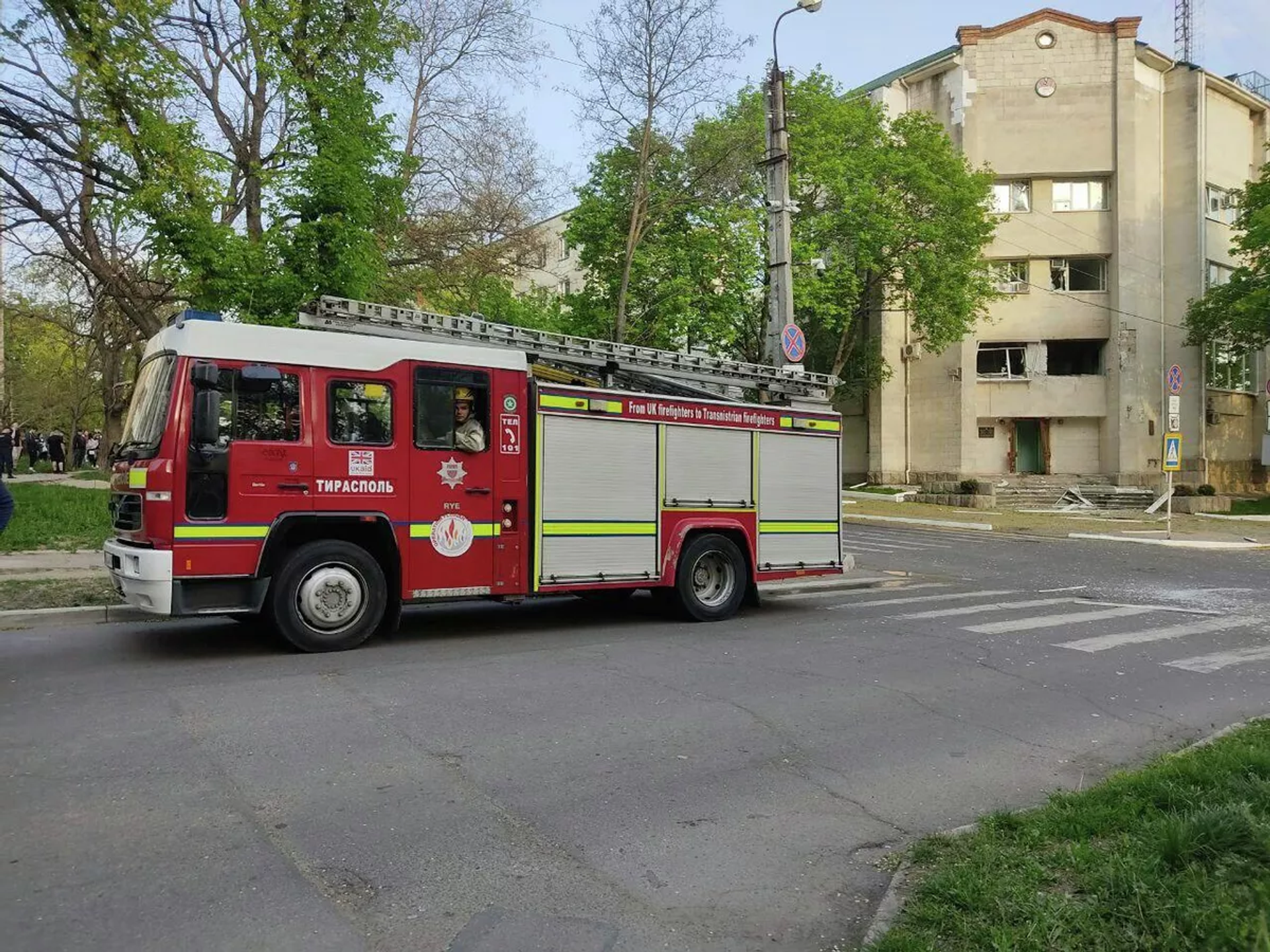 Серия взрывов произошла в здании Министерства госбезопасности Приднестровья  - 25.04.2022, Sputnik Кыргызстан