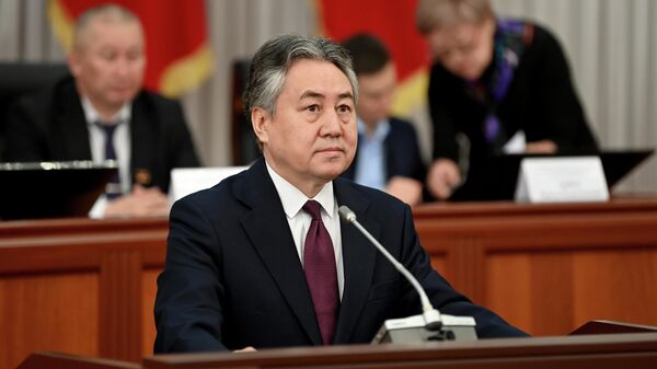 Министр иностранных дел Жээнбек Кулубаев - Sputnik Кыргызстан