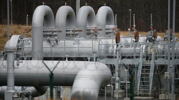Трубопровод для транспортировки российского газа в ЕС. Архивное фото - Sputnik Кыргызстан