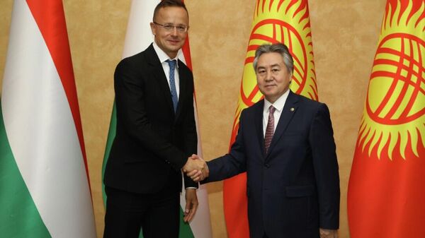 Официальный визит министра внешнеэкономических связей и иностранных дел Венгрии Петера Сийярто в КР - Sputnik Кыргызстан