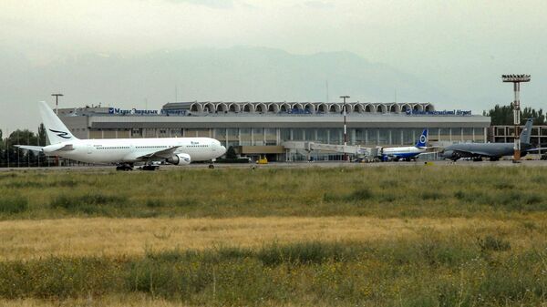 Строительство международного аэропорта Манас - Sputnik Кыргызстан