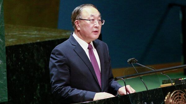 Постоянный представитель Китая в ООН Чжан Цзюнь - Sputnik Кыргызстан