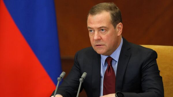 Заместитель председателя Совета безопасности РФ Дмитрий Медведев. Архивное фото - Sputnik Кыргызстан