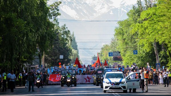 Акция Бессмертный полк 2022 в Бишкеке - Sputnik Кыргызстан