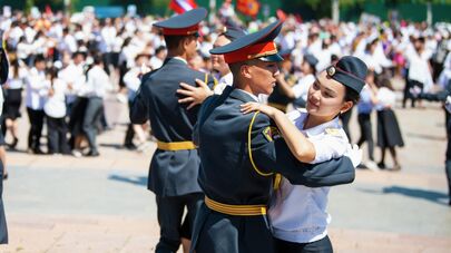 Акция "Бессмертный полк" 2022 в Бишкеке