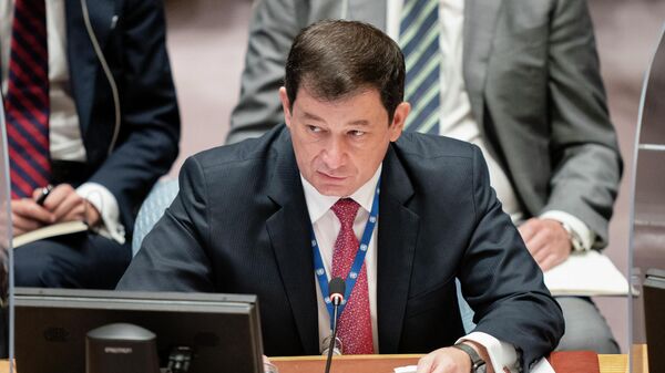 Первый заместитель постпреда России при ООН Дмитрий Полянский - Sputnik Кыргызстан