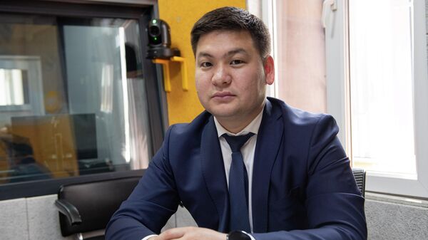 Мамлекеттик ипотекалык компаниянын башкаруучулугунун төрагасынын орун басары Амантур Өмүров - Sputnik Кыргызстан