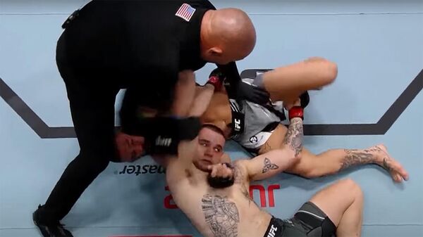 Удушение до потери сознания — видео лучших моментов турнира UFC Vegas 54 - Sputnik Кыргызстан