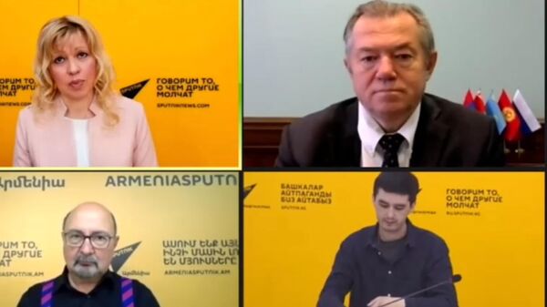 Прямой эфир видеомоста об экономических вызовах стран ЕАЭС - Sputnik Кыргызстан