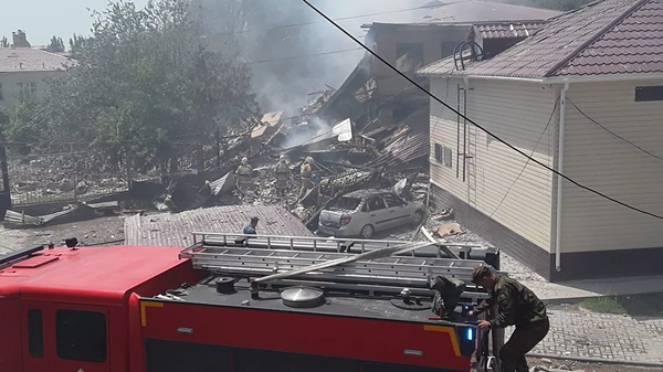 Взрыв в межбольничной аптеке в Шымкенте - Sputnik Кыргызстан