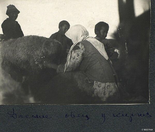 Кой сааган аял жана кичинекейлер. 1928-жыл - Sputnik Кыргызстан