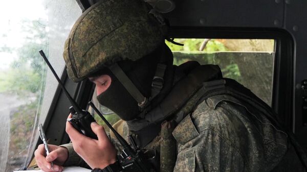 Военнослужащий в ходе специальной военной операции на Украине. - Sputnik Кыргызстан