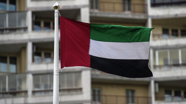 Флаг Объединённых Арабских Эмиратов. Архивное фото - Sputnik Кыргызстан