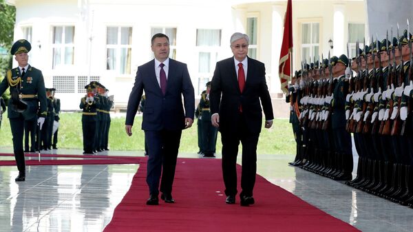 Официальный визит президента Казахстана Касым-Жомарта Токаева в Кыргызстан - Sputnik Кыргызстан