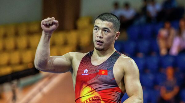 Чемпион мира по борьбе, серебряный призер Олимпийских игр в Токио Акжол Махмудов  - Sputnik Кыргызстан