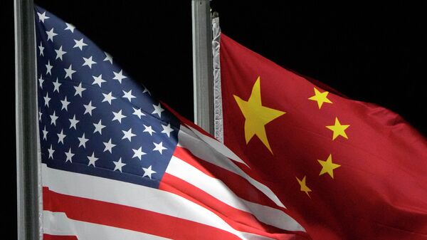 Флаги США и Китая. Архивное фото - Sputnik Кыргызстан