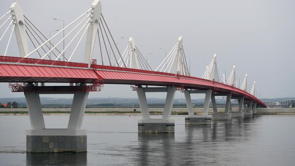 Автомобильный мост через Амур между Благовещенском и Хэйхе - Sputnik Кыргызстан