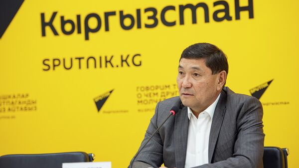 Министр сельского хозяйства КР Аскарбек Джаныбеков. Архивное фото - Sputnik Кыргызстан