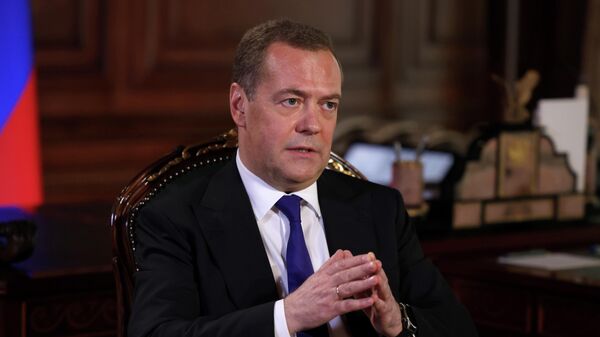 Заместитель председателя Совбеза России Дмитрий Медведев - Sputnik Кыргызстан