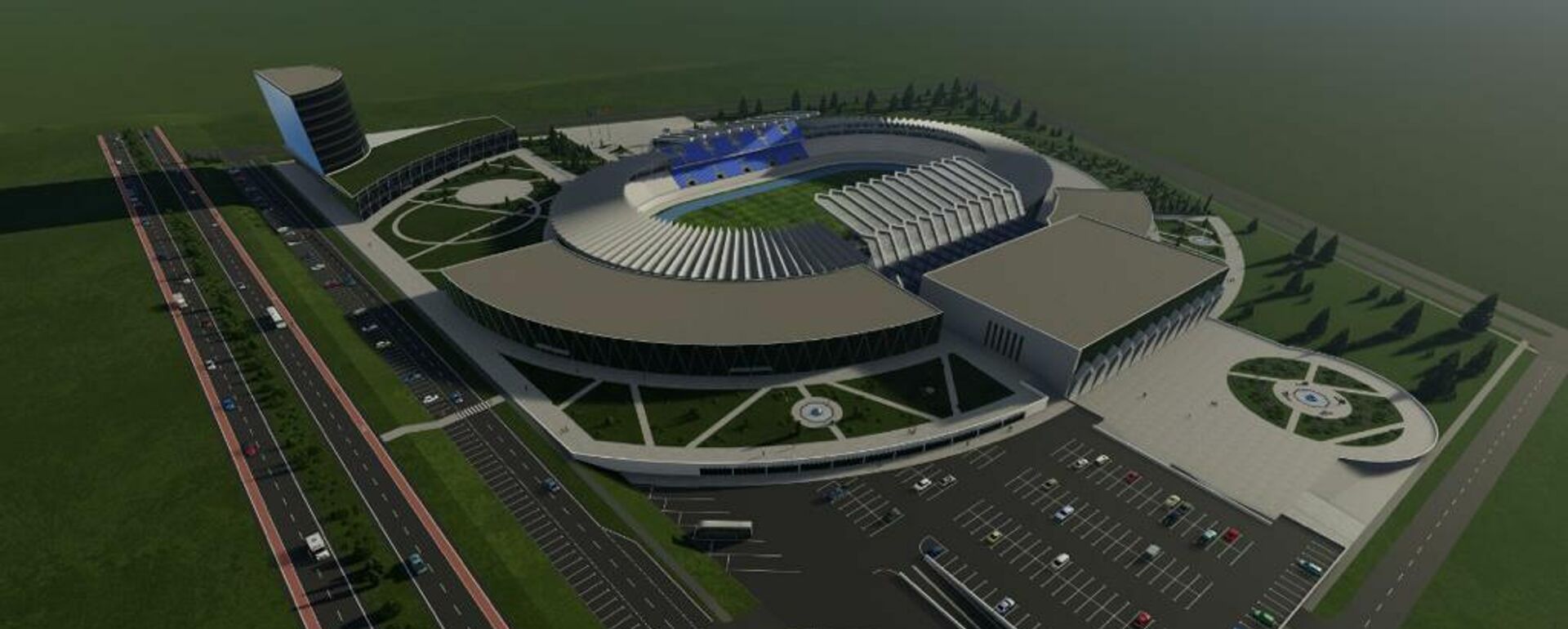 Проект строительства современного стадиона в Бишкеке - Sputnik Кыргызстан, 1920, 15.06.2022