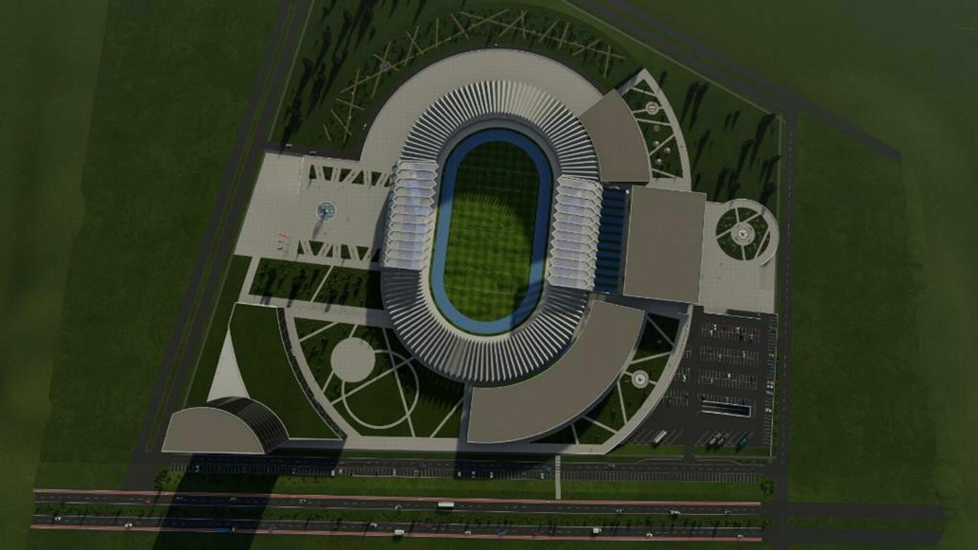 Эскиз нового современного стадиона в Бишкеке. Архивное фото - Sputnik Кыргызстан, 1920, 29.07.2022