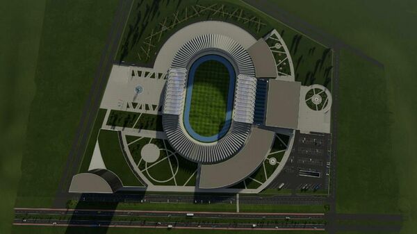 Эскиз нового современного стадиона в Бишкеке. Архивное фото - Sputnik Кыргызстан