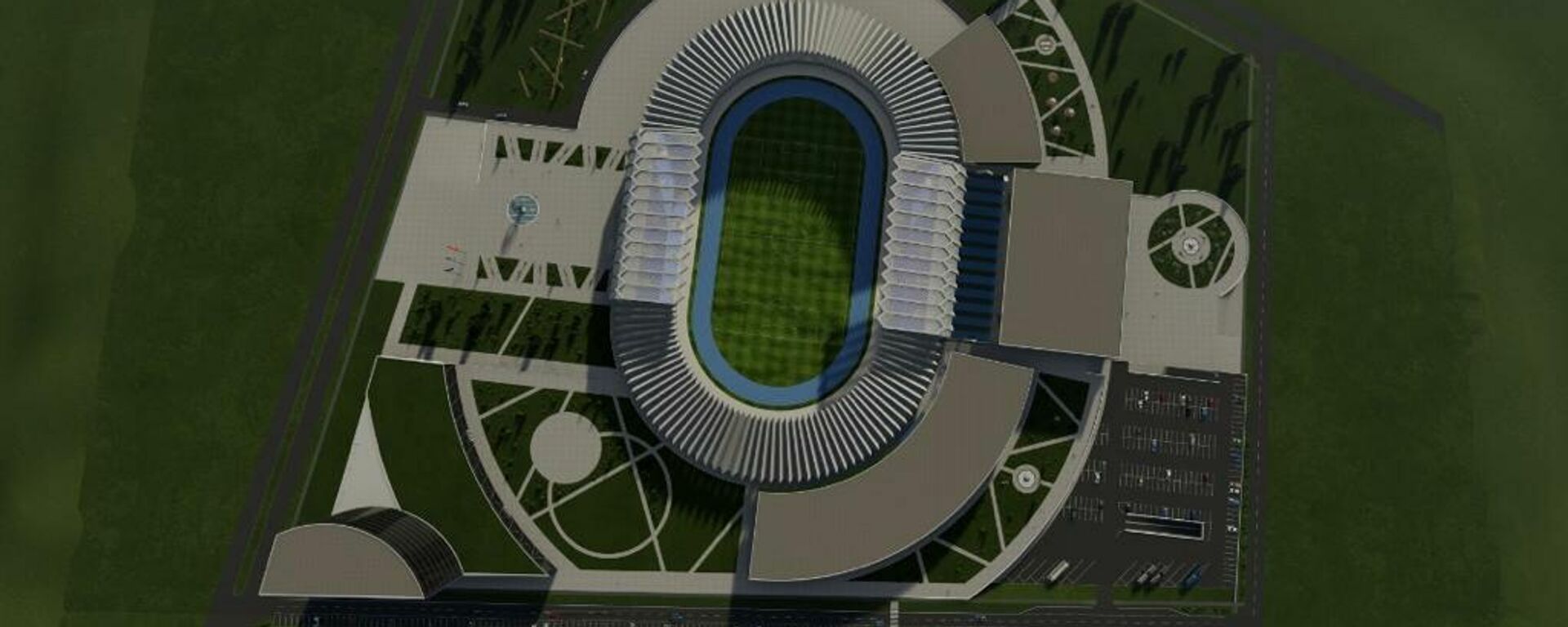 Эскиз нового современного стадиона в Бишкеке. Архивное фото - Sputnik Кыргызстан, 1920, 29.07.2022