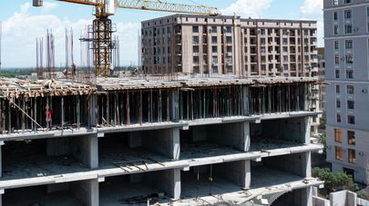 Строительство новых домов в Бишкеке